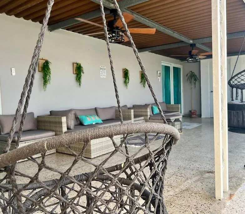 Luxury 4Br For 14-& Jacuzzi 6 Min Beach & Airport سان خوان فيلة