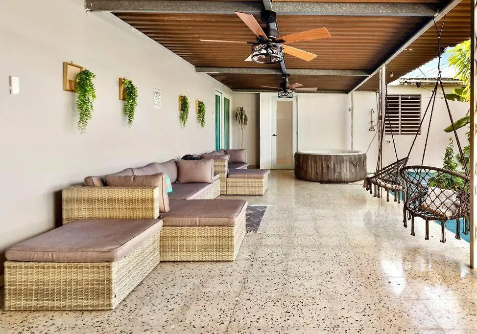 Luxury 4Br For 14-& Jacuzzi 6 Min Beach & Airport سان خوان بورتوريكو